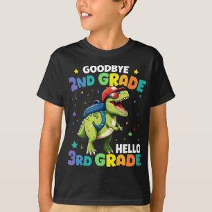 Vaarwel 2e klas Afstuderen T rex dinosaurus T-shirt