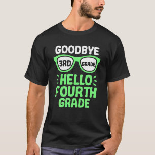 Vaarwel 3e graad Hallo 4e graad school leraar S T-shirt