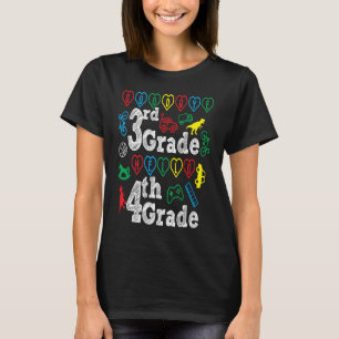 Vaarwel 3e graad Hallo 4e graad terug naar school T-shirt