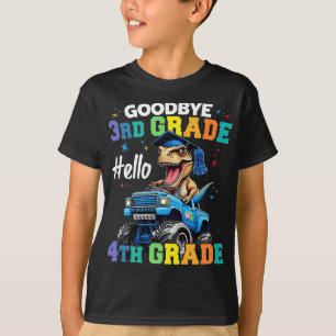Vaarwel 3e klas T Rex Monster Truck Afstuderen T-shirt