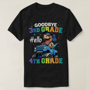Vaarwel 3e klas T Rex Monster Truck Afstuderen T-shirt