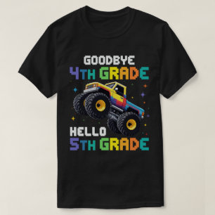 Vaarwel 4e klas Monster Truck Afstuderen T-shirt