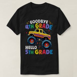 Vaarwel 4e klas Monster Truck Afstuderen T-shirt