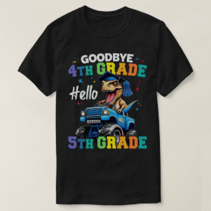 Vaarwel 4e klas T Rex Monster Truck Afstuderen T-shirt