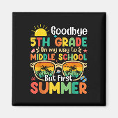 Vaarwel 5e klas Afstuderen naar middelbare school Magneet (Voorkant)