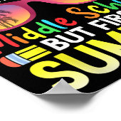 Vaarwel 5e klas Afstuderen naar middelbare school Poster (Hoek)