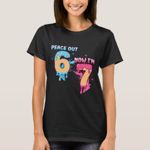 Vaarwel 6 Nu Ben Ik 7 Ijs Drip 7e Verjaardag T-shirt