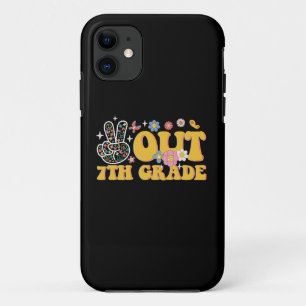 Vaarwel 7e klas Groovy laatste schooldag iPhone 11 Hoesje