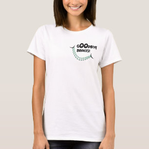 Vaarwel beweegt groen Hallo grote mooie glimlach T-shirt