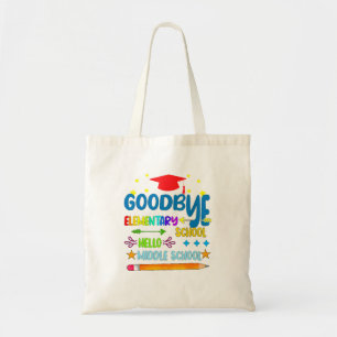 Vaarwel elementair Hallo Afstuderen middelbare sch Tote Bag