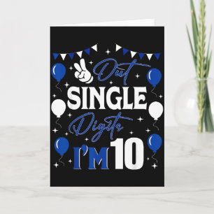 Vaarwel enkele cijfers Ik ben 10 jaar oud 10e verj Kaart