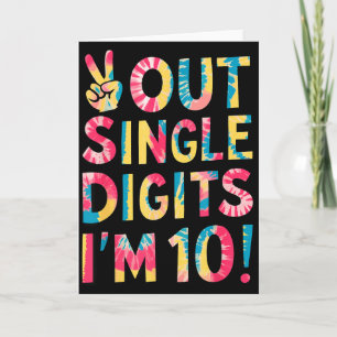 Vaarwel enkele cijfers Ik ben 10 jaar oud 10e verj Kaart
