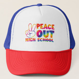 Vaarwel Hogeschool Tie Dye Laatste Schooldag Trucker Pet