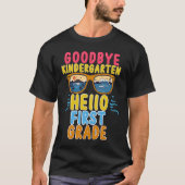 Vaarwel Kindergarten Hallo 1e graad lerarenstudie T-shirt (Voorkant)