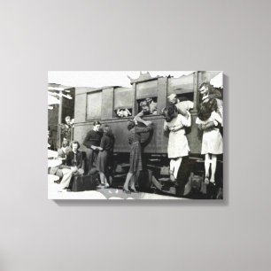 Vaarwel Kiss Canvas Afdruk