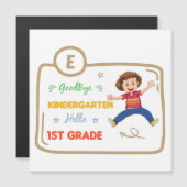 Vaarwel kleuterschool hallo 1e leerjaar (Voorkant / Achterkant)