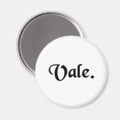 Vaarwel. Magneet (Voorkant / Achterkant)