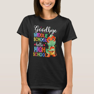 Vaarwel middelbare school Hallo High School Happy T-shirt