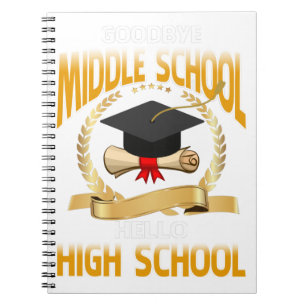 Vaarwel middelbare school Hallo middelbare school Notitieboek