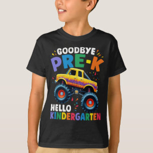 Vaarwel Pre-k Monster Truck Afstuderen Boys T-shirt