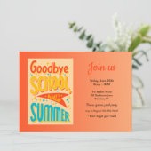 Vaarwel school Hallo zomer Kaart (Staand voorkant)