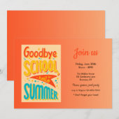 Vaarwel school Hallo zomer Kaart (Voorkant / Achterkant)