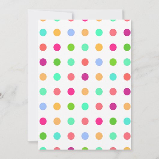 Vaarwel School Hallo Zwembad Feest Meisjes Uitnodi Kaart (Achterkant)