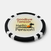 Vaarwel spanning, Hallo pensioen Funny Retirement Poker Chips (Enkel)