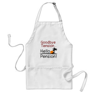Vaarwel spanning, Hallo pensioen Funny Retirement Standaard Schort