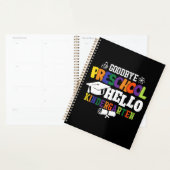 Vaarwel voorschool Hallo Kindergarten PrekK Planner (Display)