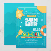 Vaarwel Zomeruitnodiging Kaart (Voorkant / Achterkant)