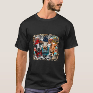 Vaarzen Met Kerstman Hoed Vaarzen Het Is Koud Buit T-shirt