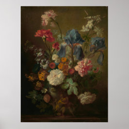 Vaas in Bloemen van Jan van Huysum Poster