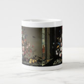 Vaas met bloemen bij een venster, Balthasar van de Extra Grote Beker (Voorkant)