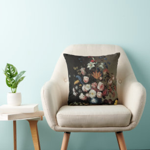 Vaas met bloemen bij een venster, Balthasar van de Kussen
