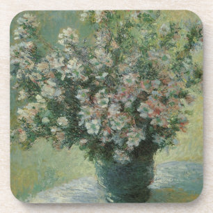 Vaas met bloemen door Claude Monet Onderzetter