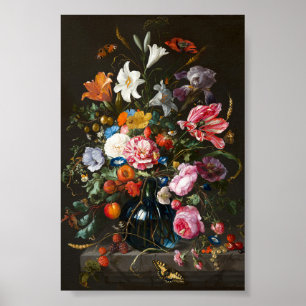 Vaas met Bloemen Jan Davidsz de Heem Poster