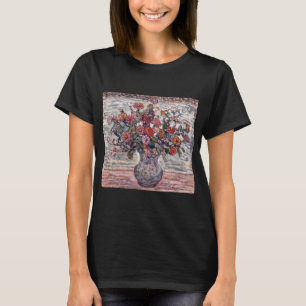 Vaas met bloemen, Zinnias door Maurice Prendergast T-shirt