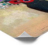 Vaas met Gemengde Bloemen, Redon Poster (Hoek)