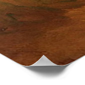 Vaas met rode en witte anjers poster (Hoek)