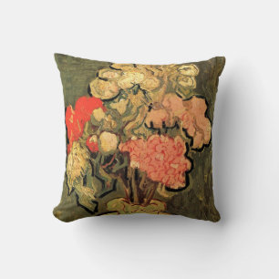 Vaas met Rose Mallows door Vincent van Gogh Kussen