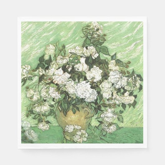 Vaas met Rozen - Van Gogh Servet (Voorkant)