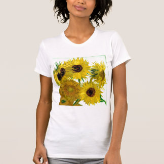 Vaas met twaalf zonnebloemen, Van Gogh Fine Art T-shirt