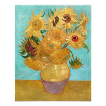 Vaas met twaalf zonnebloemen | Van Gogh |