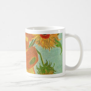 Vaas met twaalf zonnebloemen, Vincent van Gogh Koffiemok