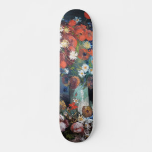 Vaas met weidebloemen en rozen door Van Gogh Skateboard