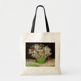 Vaas met Zinnia Bloemen door Vincent van Gogh Tote Bag