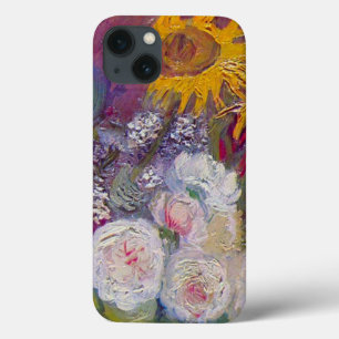 Vaas met zonnebloemen en rozen van Vincent van Gog iPhone 13 Hoesje