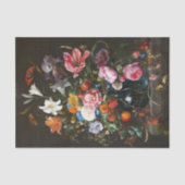 Vaas van bloemen | Jan Davidsz de Heem Tissuepapier (Voorkant)