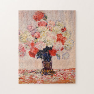 Vaas van het Fijne Art. van Monet van Pioenen Legpuzzel